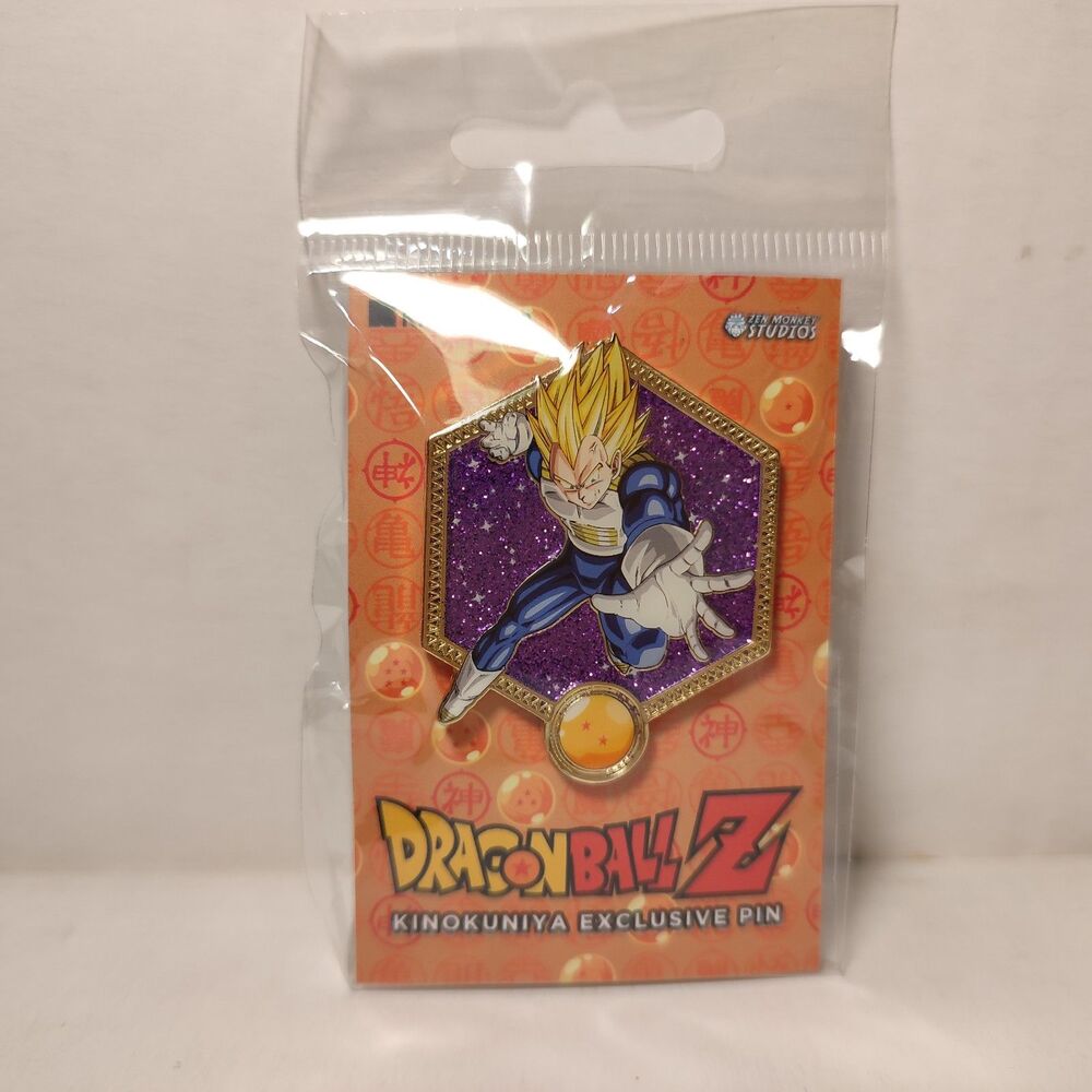 Dragon Ball Z Vegeta Super Saiyan Enamel Pin DBZ Official Collectible Badge